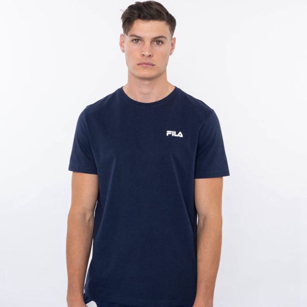 Fila Mono Noose Men's T-Shirts - Navy,NZ 953-21396